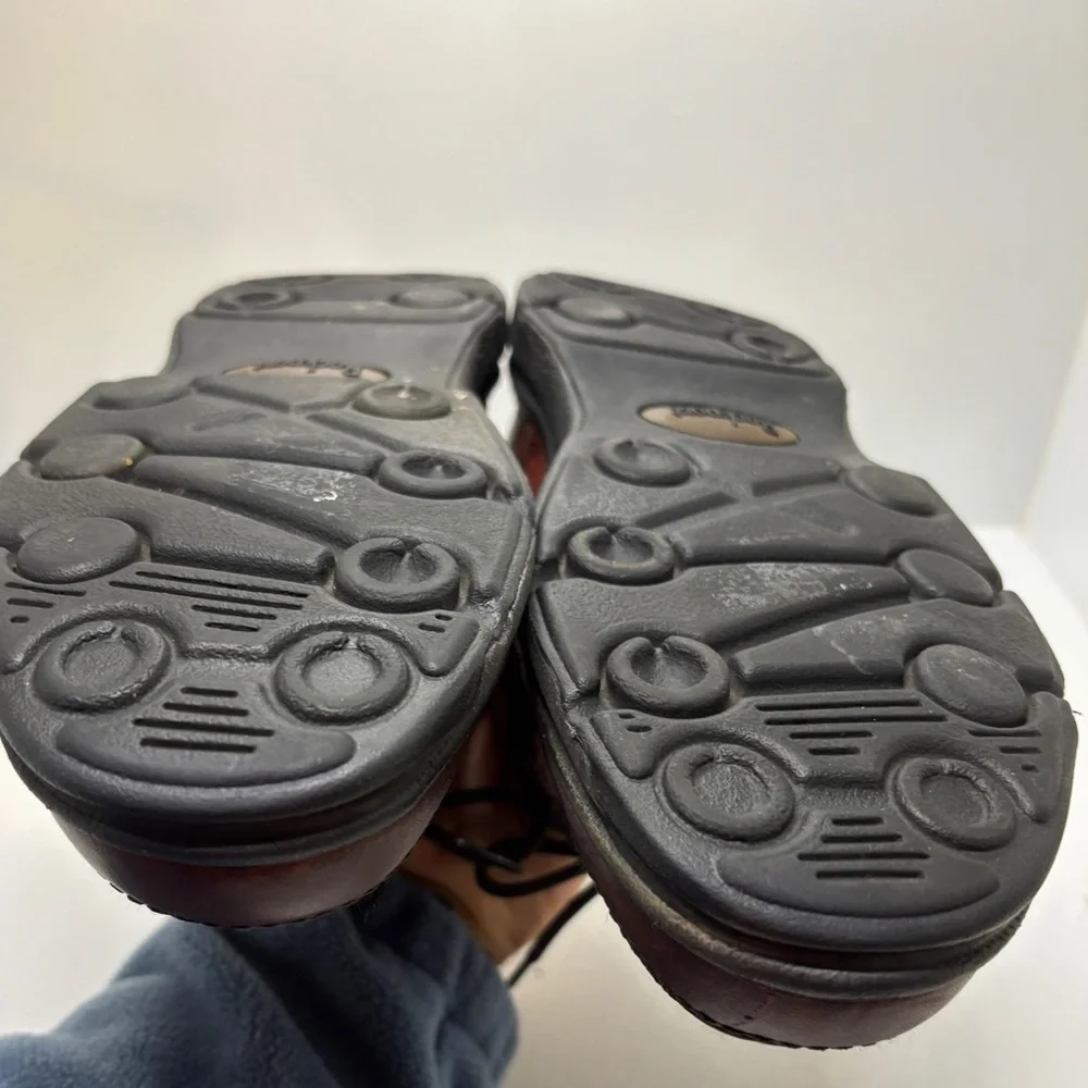 Men's Rockport Eureka Brown Leather Walking Shoes K71201 (Size 9.5) - Picture 9 of 12